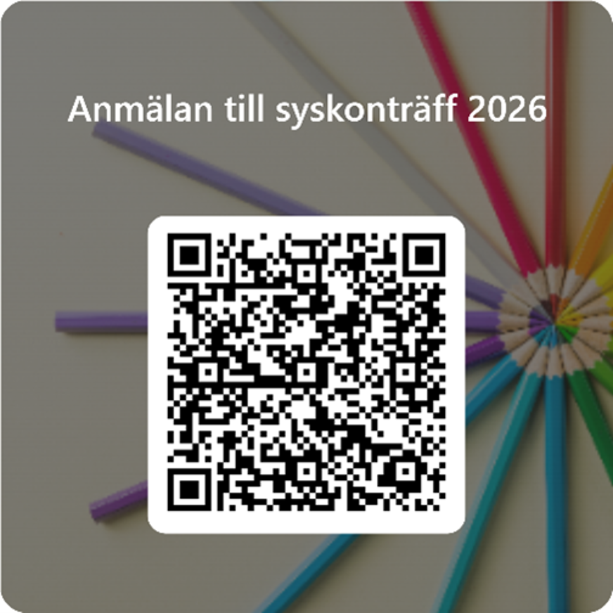 QR-kod anmälan syskonträff 2026
