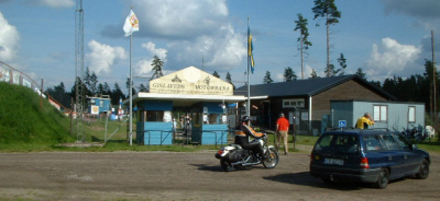 Bilden visar del av Gislaved Speedway