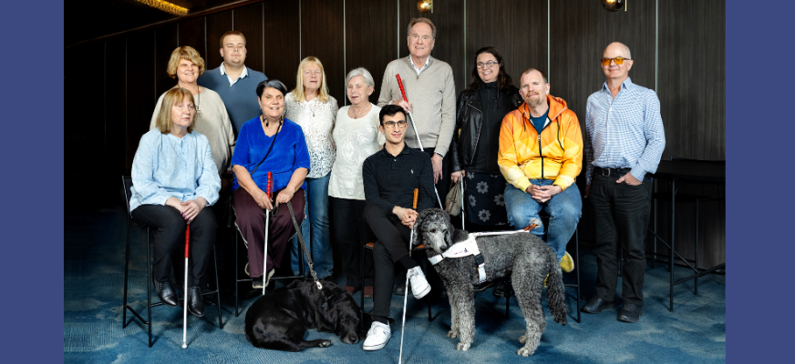SRF Stockholm Gotlands styrelse 2025 syns samlad på gruppbild.